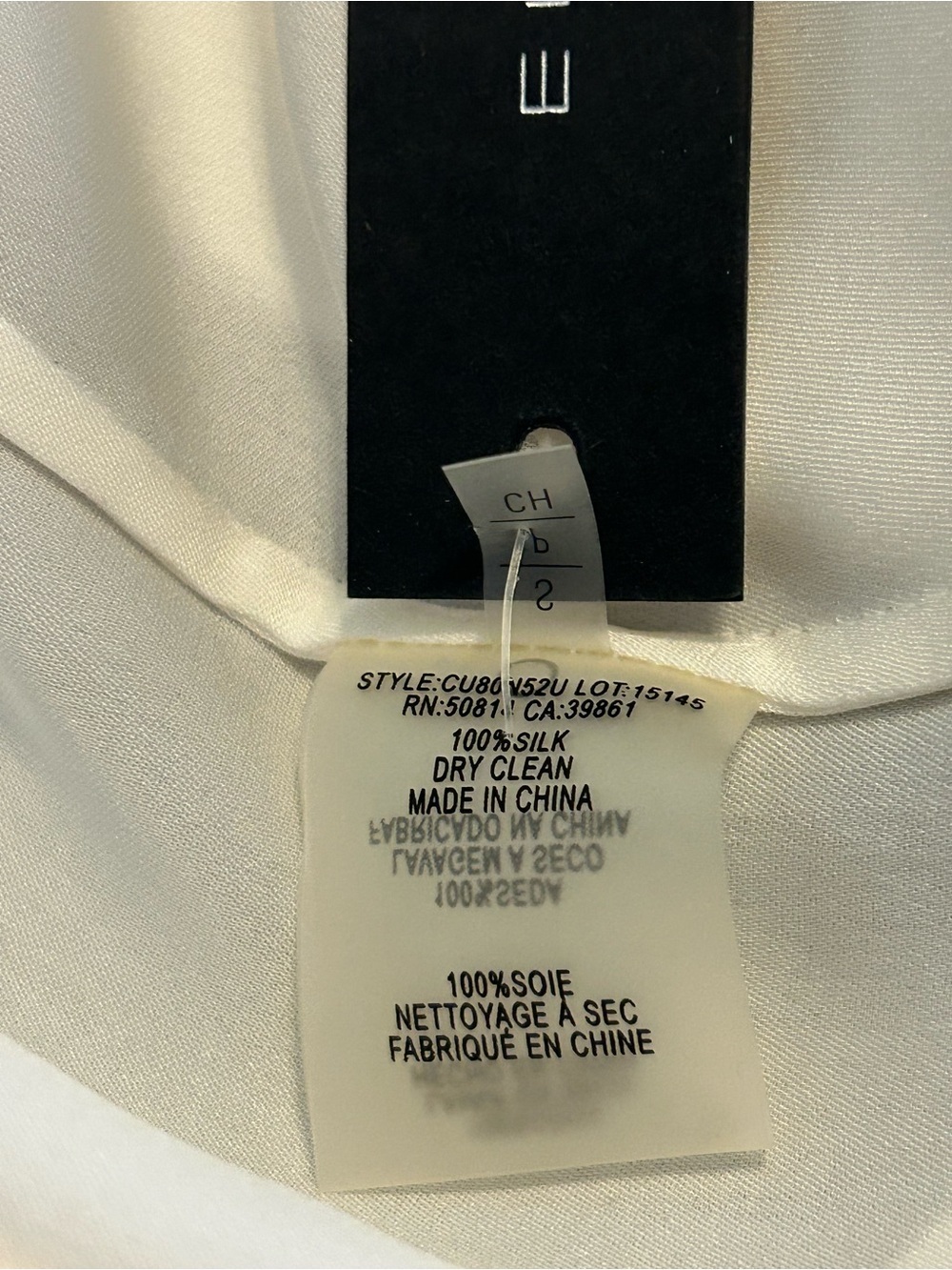 Elie Tahari NWT 100% silk blouse - Picture 8 of 9